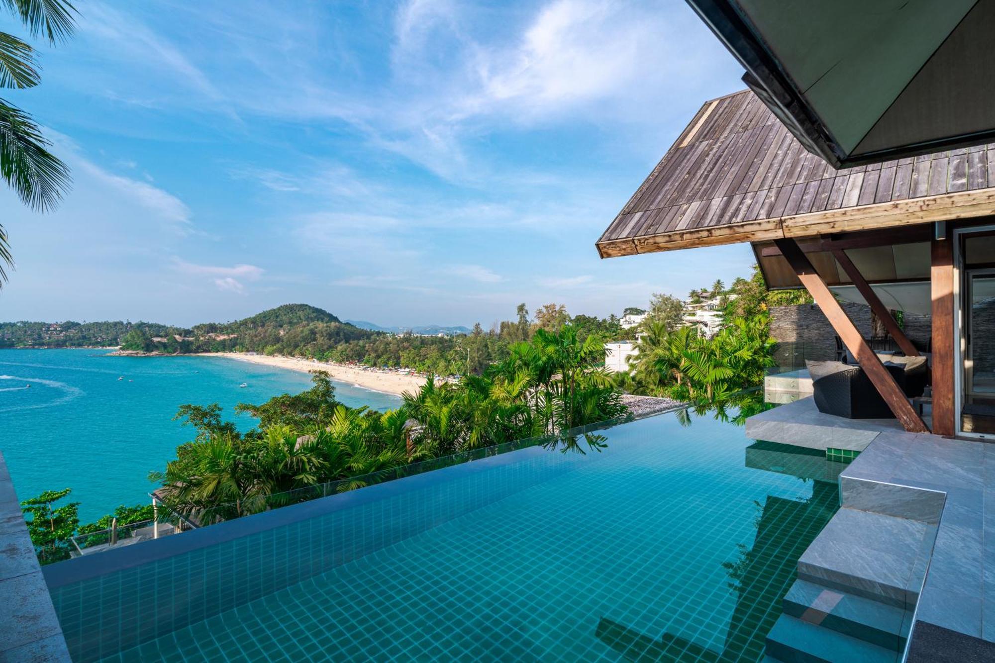 Surin Beach Oceanfront Villa With Ocean And Beach Views Kültér fotó